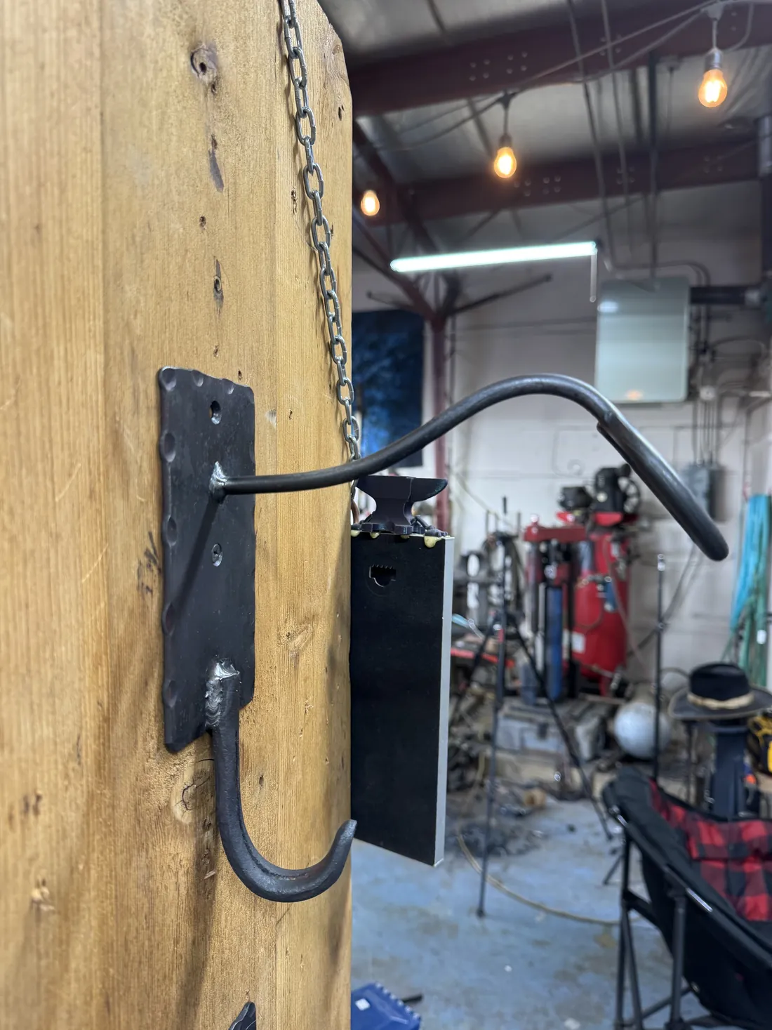 Hand Forged Hat and Coat Hook 2