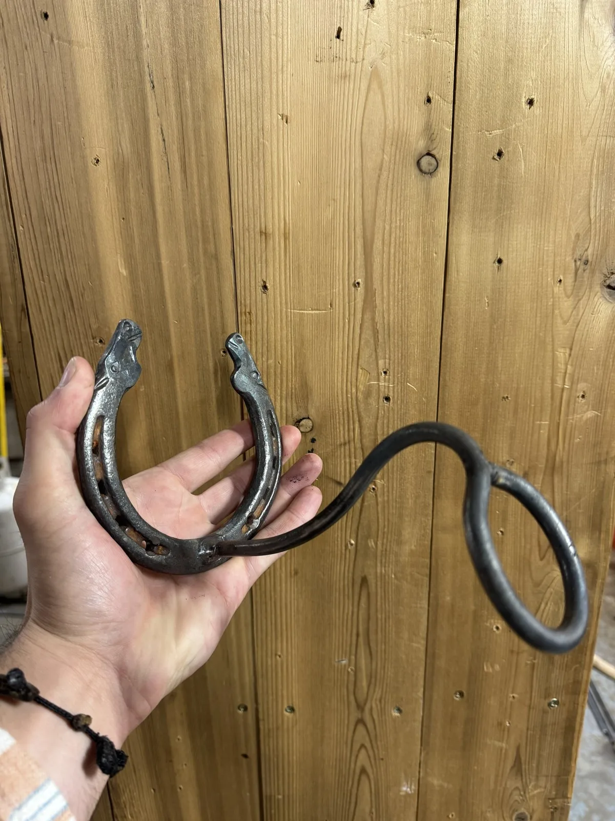 Horseshoe Hat Rack