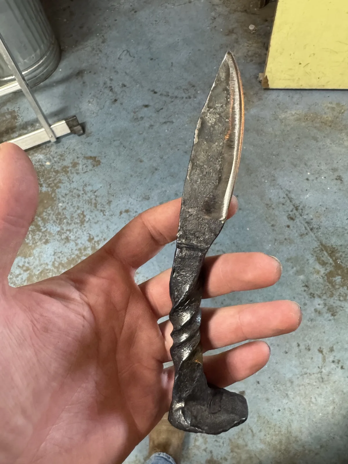 Hand Forged Skull Knife